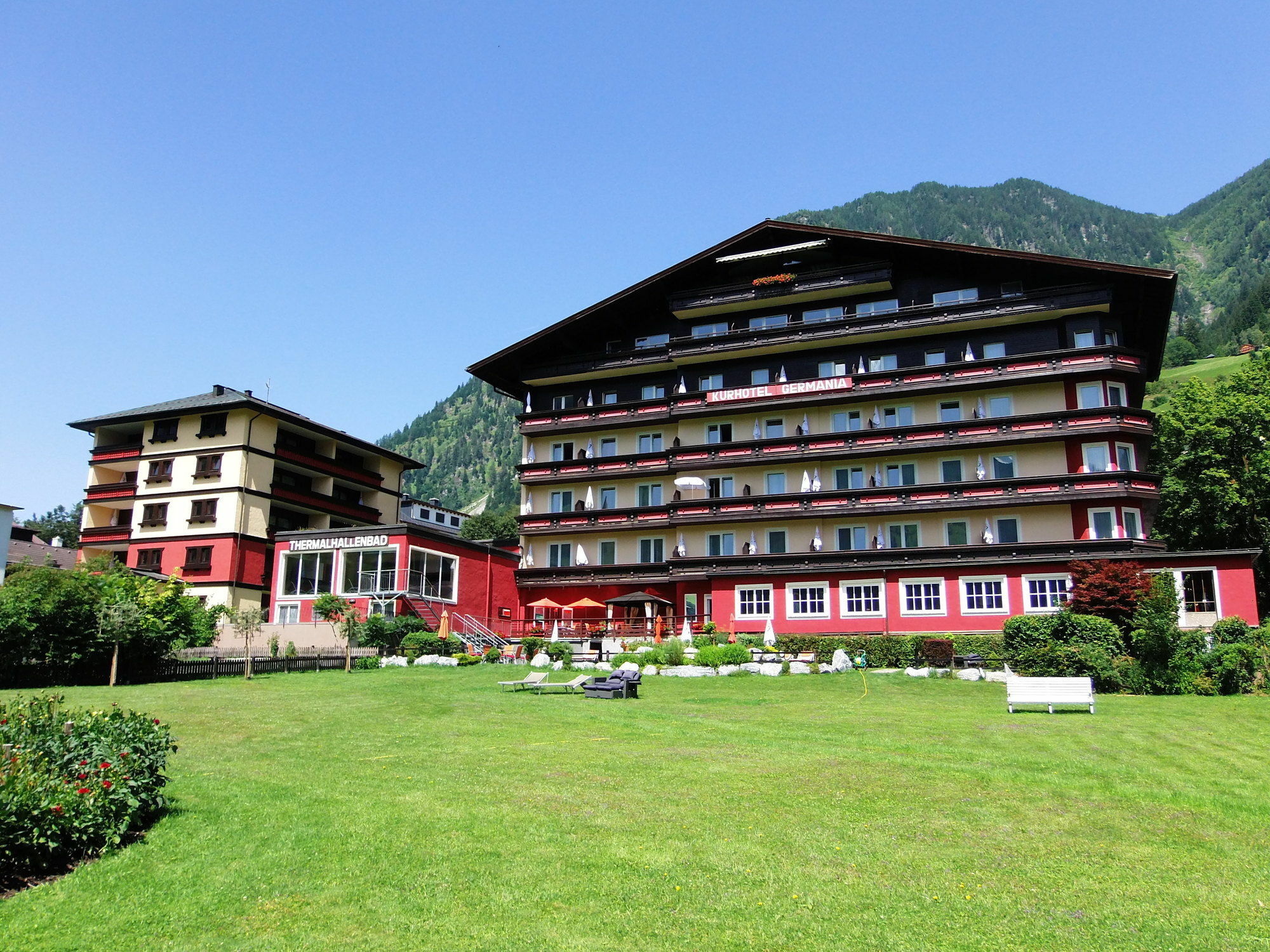 Hotel Germania Gastein - Ganzjahrig Inklusive Alpentherme Gastein & Sommersaison Inklusive Gasteiner Bergbahnen Bad Hofgastein Bagian luar foto